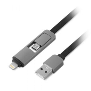 Cabo de Dados 1Life USB-A MicroUSB 1m