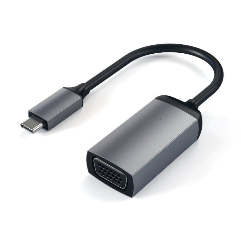 Adaptador Satechi USB-C para VGA Cinzento