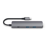 Hub Satechi Type-C Slim Multi-Port Adapter 4K Cinzento_2