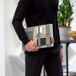 Capa organizadora para Portátil 2em1 Beblau Cinzento