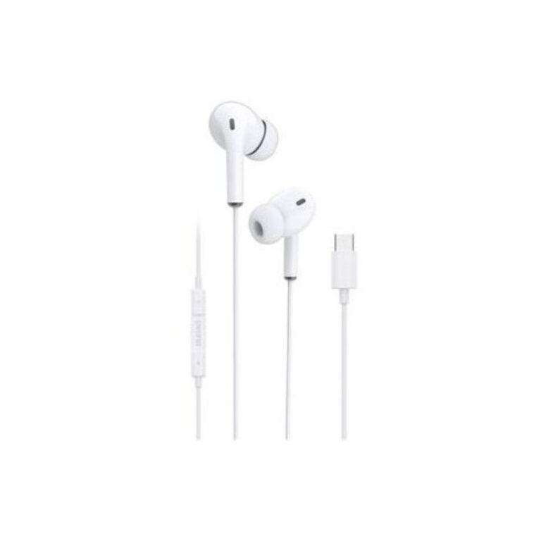 Dudao Auriculares Com Fio + Micro X14T Type-C Branco