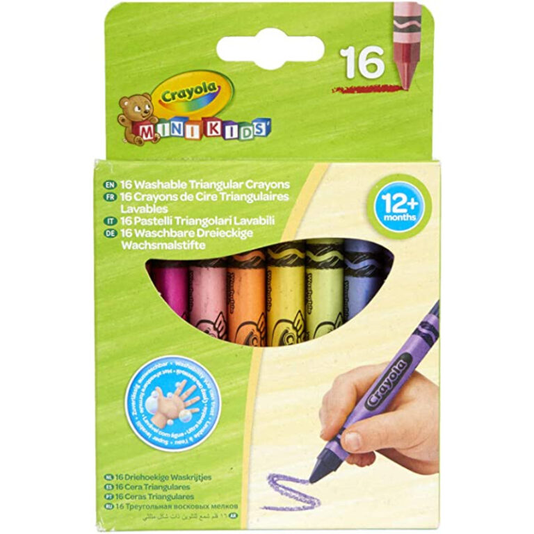 Crayola – Lápis de Cera Mini Kids (16x)