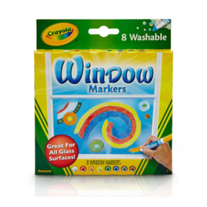 Crayola – Marcadores Washable Window Markers (8x)