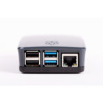 raspberry-pi-4-case-sort-graa-front-detail