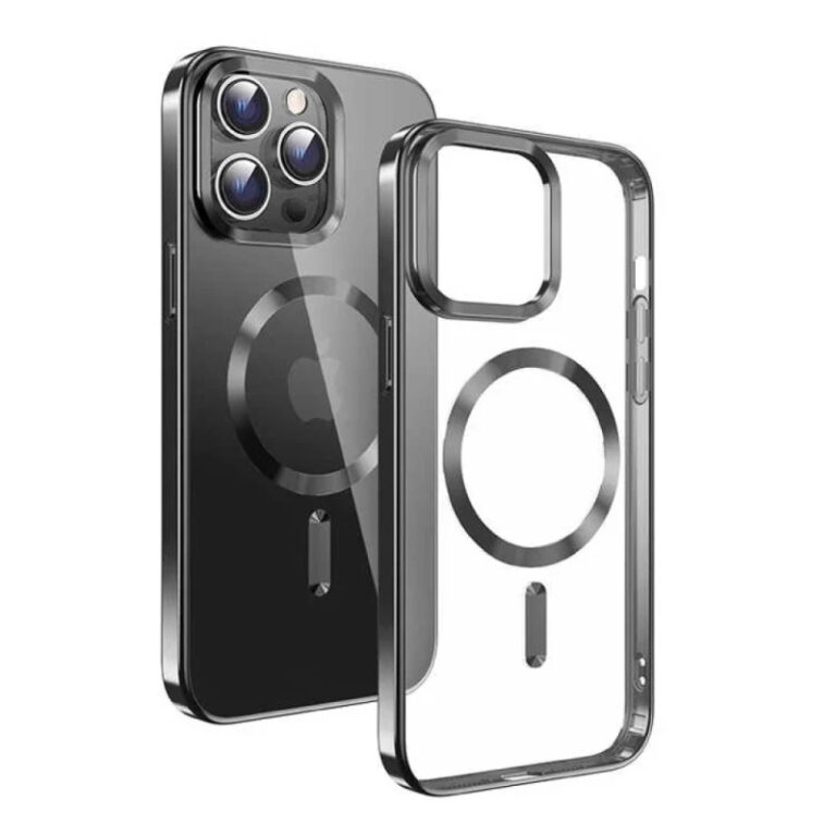 Capa para iPhone 15 Pro SWISSTEN MagStick Metallic Transparente