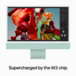 Apple iMac 24" | M3 CPU 8‑core, GPU 8-core | SSD 256GB | 8GB RAM | Verde