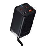 Carregador-Baseus-GaN3-Pro-Fast-Charger-65W-Dual-USB-CUSB-A-Preto