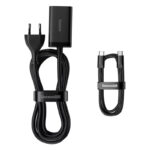 Carregador-Baseus-GaN3-Pro-Fast-Charger-65W-Dual-USB-CUSB-A-Preto
