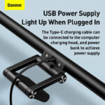 Lâmpada Baseus I-Wok Pro USB Dimmable Computer Monitor Light Bar Preta 1