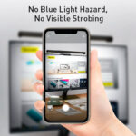 Lâmpada Baseus I-Wok Pro USB Dimmable Computer Monitor Light Bar Preta 2