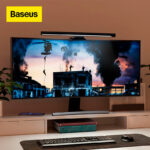 Lâmpada Baseus I-Wok Pro USB Dimmable Computer Monitor Light Bar Preta