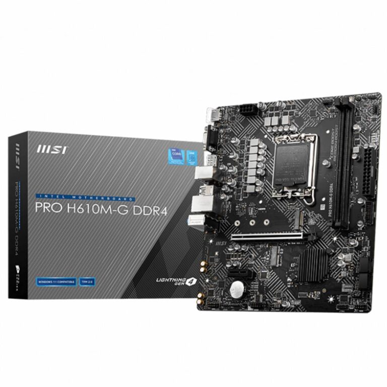 Motherboard Micro-ATX MSI PRO H610M-G DDR4