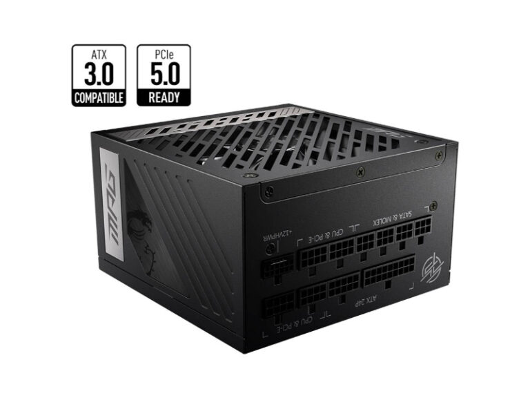 Fonte de Alimentação ATX MSI MPG A850G PCIE5 850W 80 Plus Gold Full Modular