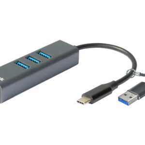 Hub D-Link DUB-2332 USB-C/USB para Gigabit Ethernet com 3 Portas USB 3.0