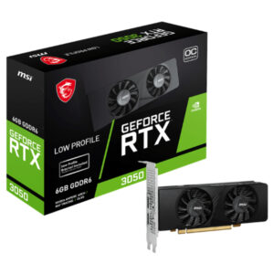 Placa Gráfica MSI GeForce RTX 3050 LP OC 6GB
