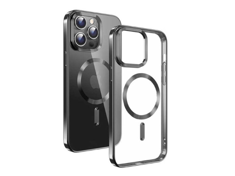 Capa Swissten Jelly MagStick Metálico iPhone 15 (transparente)