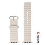 Bracelete Swissten Wave para Apple Watch 42-49mm (Pedra Cinza)