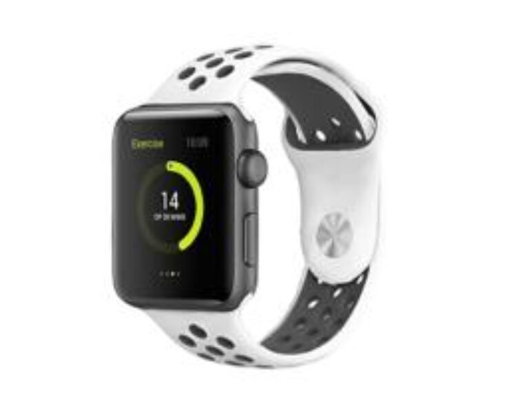 Bracelete esportiva Swissten para Apple Watch 42-49mm (Prata/Preto)