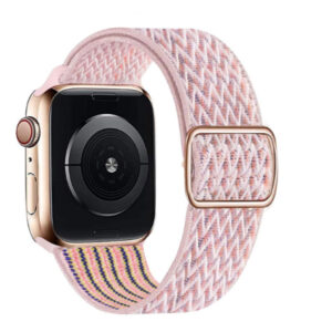 Bracelete de Nylon Swissten para Apple Watch 42-49mm (Rosa)