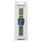 Bracelete Nylon Velcro Swissten para Apple Watch 38-41mm (Verde brilhante)