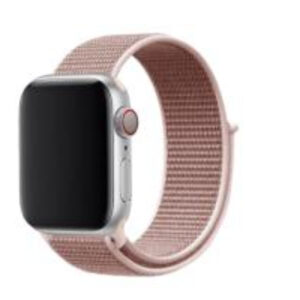 Bracelete Nylon Velcro Swissten para Apple Watch 38-41mm (Rosa dourado)