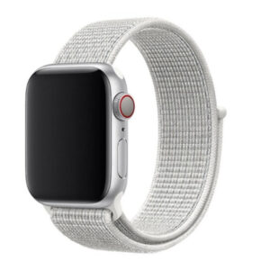 Bracelete Nylon Velcro Swissten para Apple Watch 42-49mm (Branco)
