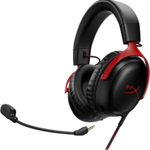 Headset HyperX Cloud III DTS Headphone:X Preto/Vermelho