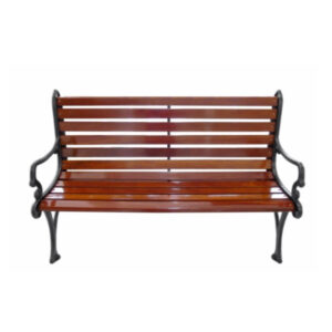 Banco de Jardim Ccostas Castanho 129X60X79CM