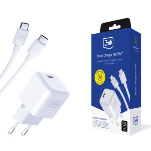 Carregador Hyper PD 3mk 25W + 1x Cabo USB-C