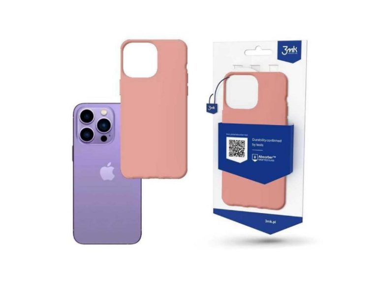 Capa MattCase 3MK iPhone 14 Pro Rosa
