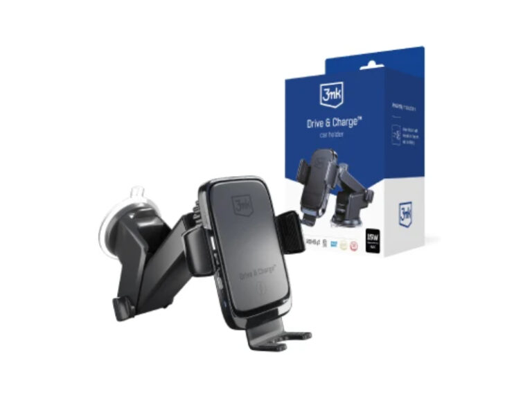 Suporte para carro 3MK Drive & Charge preto