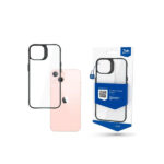 Capa 3MK Satin Armor iPhone 15 TransparentePreto
