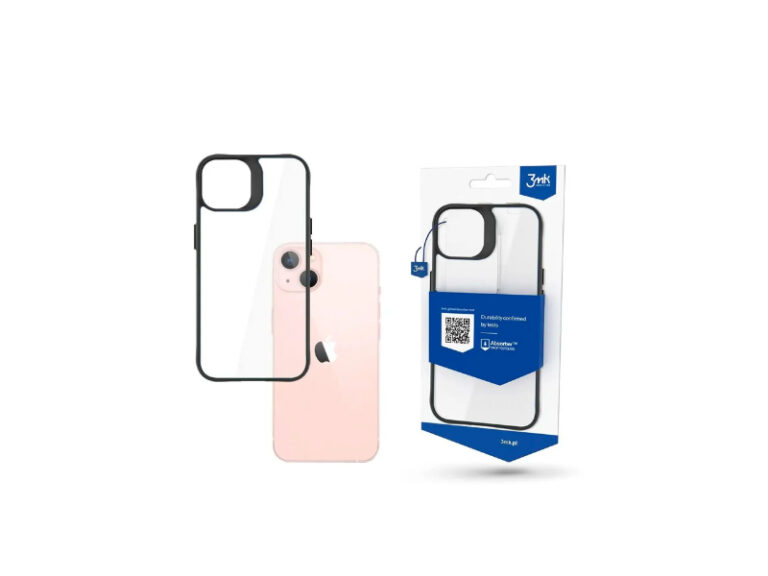 Capa 3MK Satin Armor iPhone 15 TransparentePreto