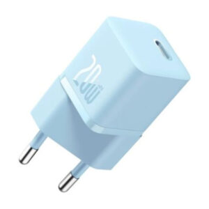 Carregador Baseus GaN5 Fast Charger (Mini) USB-C 20W Azul