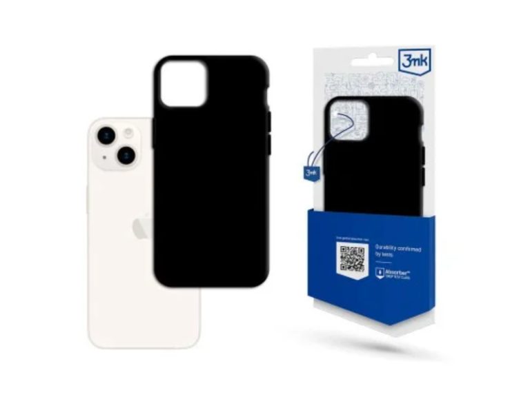 Capa MattCase 3MK iPhone 15 Preta