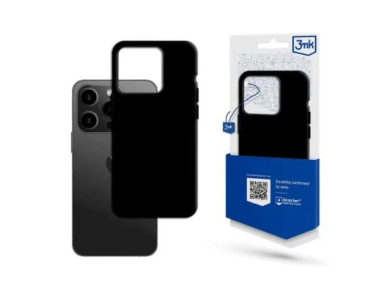 Capa MattCase 3MK iPhone 15 Pro Max Preta