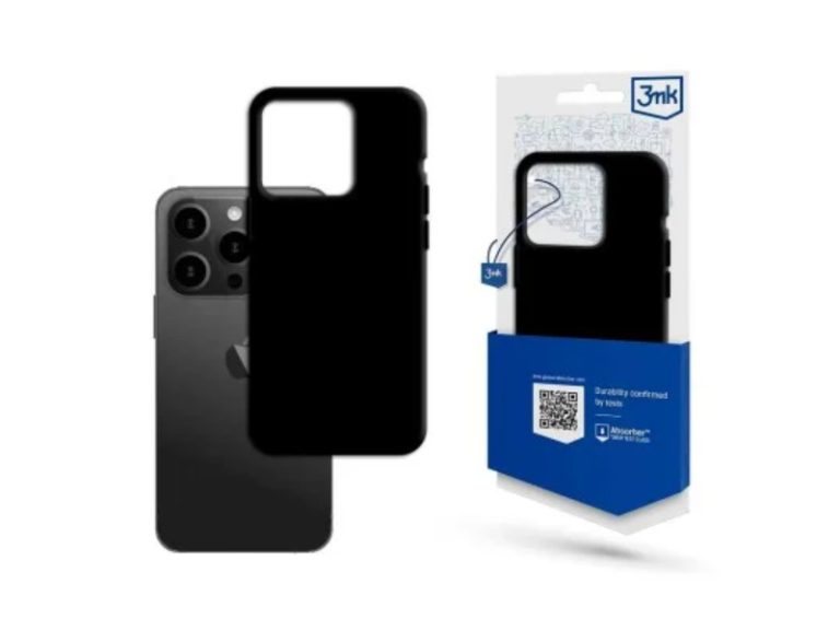 Capa MattCase 3MK iPhone 15 Pro Preta