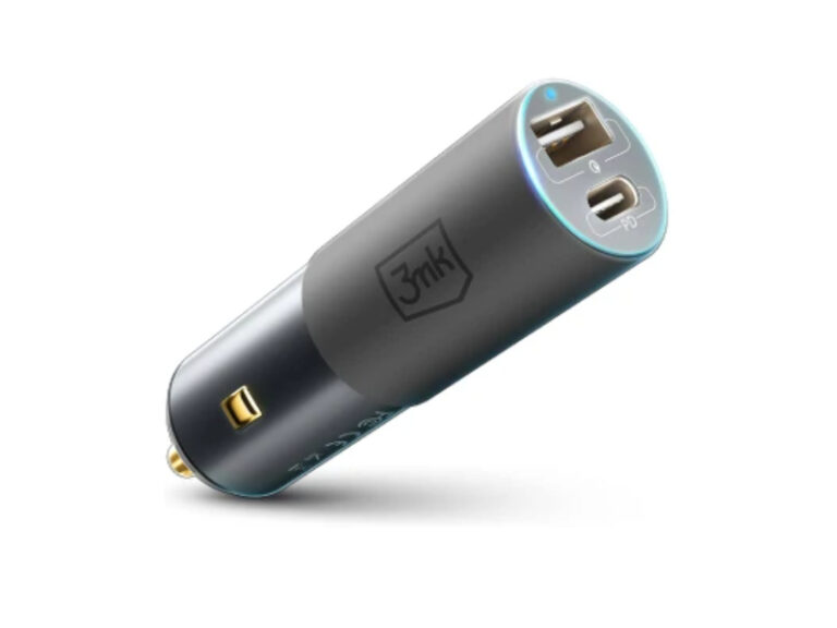 Carregador de Isqueiro 3MK HyperCar Charger USB-C/USB 100W Preto