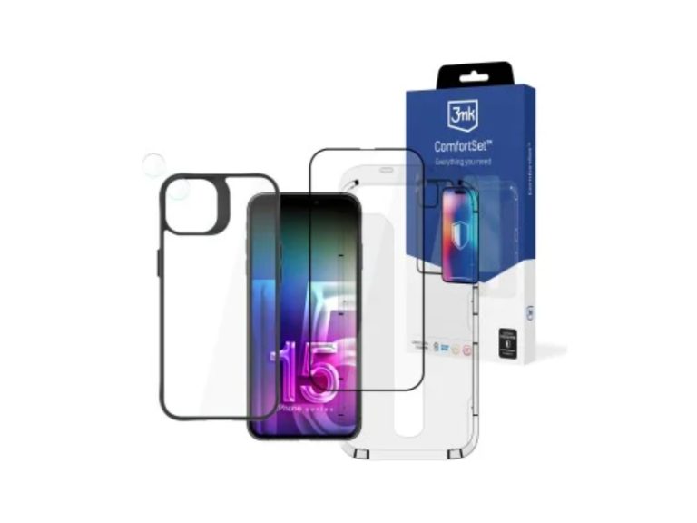 Confort Set 3MK 4 em 1 iPhone 15 Pro Max