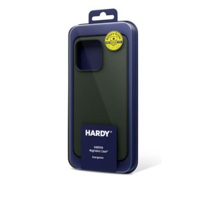 Capa 3mk HARDY MagFabric para iPhone 15 Pro Verde escuro