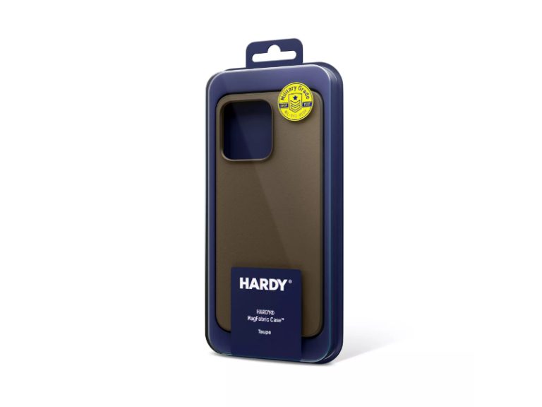 Capa 3mk para Apple iPhone 15 Pro - HARDY MagFabric Case Taupe