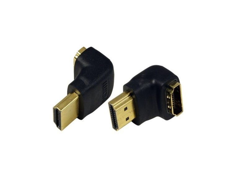 Adaptador LogiLink HDMI M-H ângulo 90°