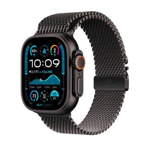 Apple Watch Ultra 2 GPS Cellular 49mm Titânio Preto Loop Milanesa Titânio Preto Small