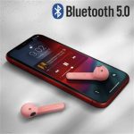 Auriculares Swissten Flypods Bluetooth TWS Pink
