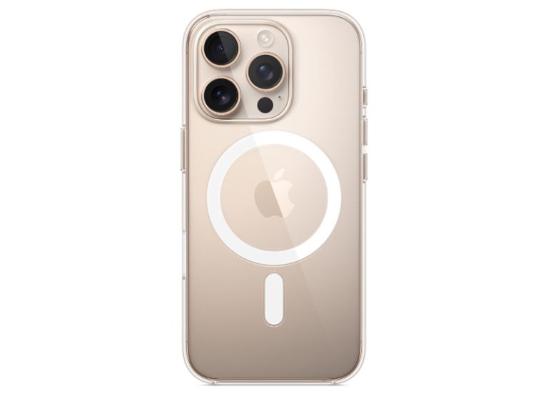 Capa transparente com MagSafe para iPhone 16 Pro