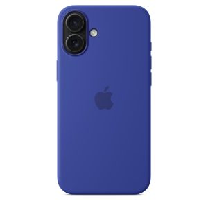Capa em silicone com MagSafe para iPhone 16 Plus - Ultramarino