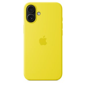 Capa em silicone com MagSafe para iPhone 16 Plus - Carambola