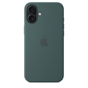 Capa em silicone com MagSafe para iPhone 16 Plus - Verde lago