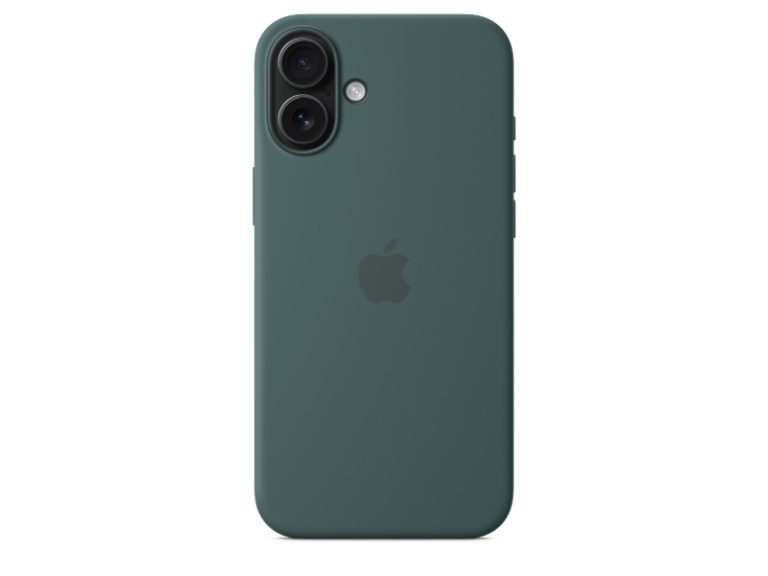 Capa em silicone com MagSafe para iPhone 16 Plus - Verde lago