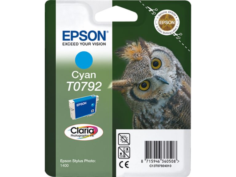 Tinteiro EPSON T0791 11.1ml Cyano